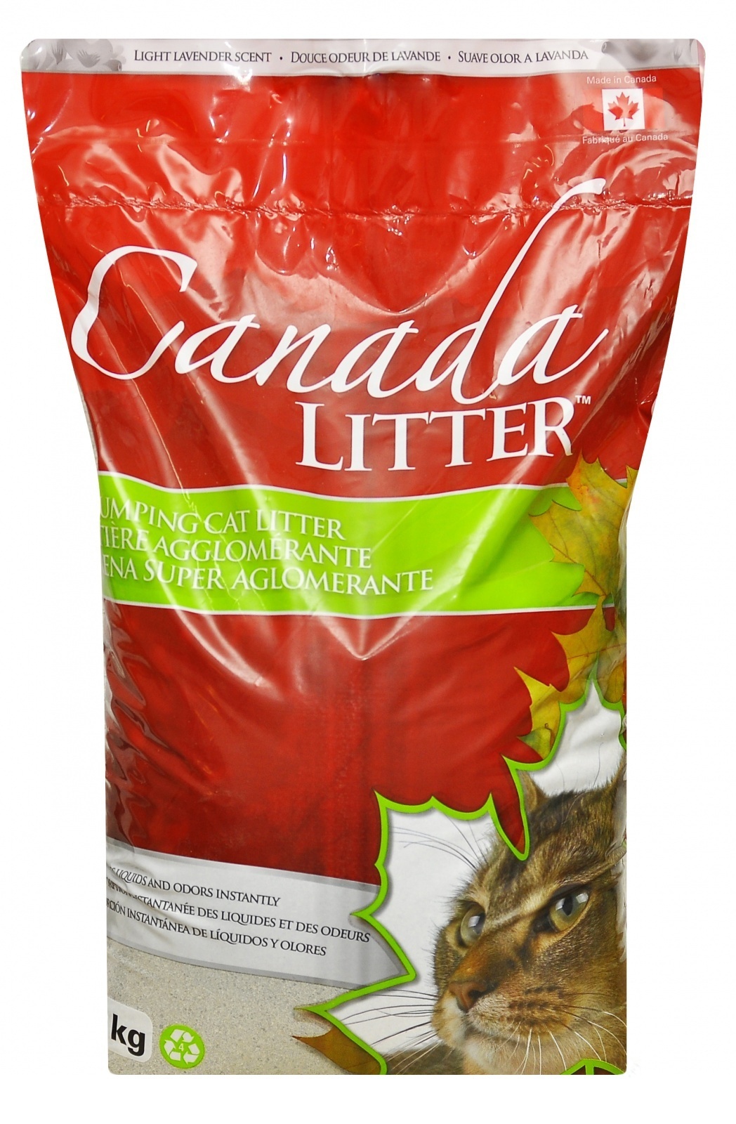 Canada Litter канадский комкующийся наполнитель "Запах на замке" с ароматом лаванды (12 кг) 