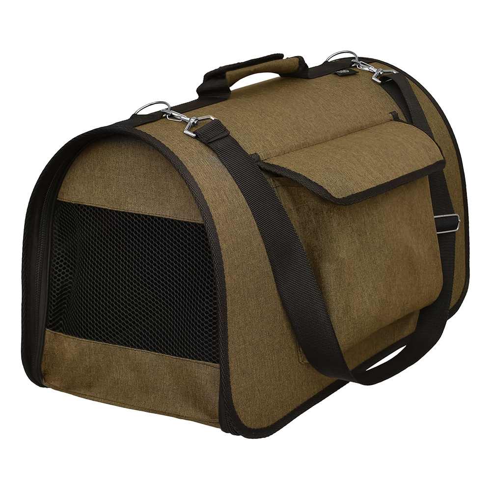 Lelap транспортировка Lelap транспортировка сумка-переноска с карманом Шатои для животных, песочный (M)