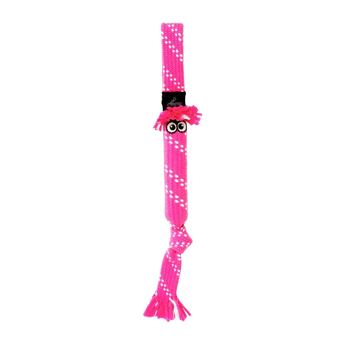 Rogz Rogz игрушка веревочная шуршащая SCRUBZ, розовый (M) rogz игрушка для собак rogz scrubz m веревочная шуршащая сосиска лайм 440 мм