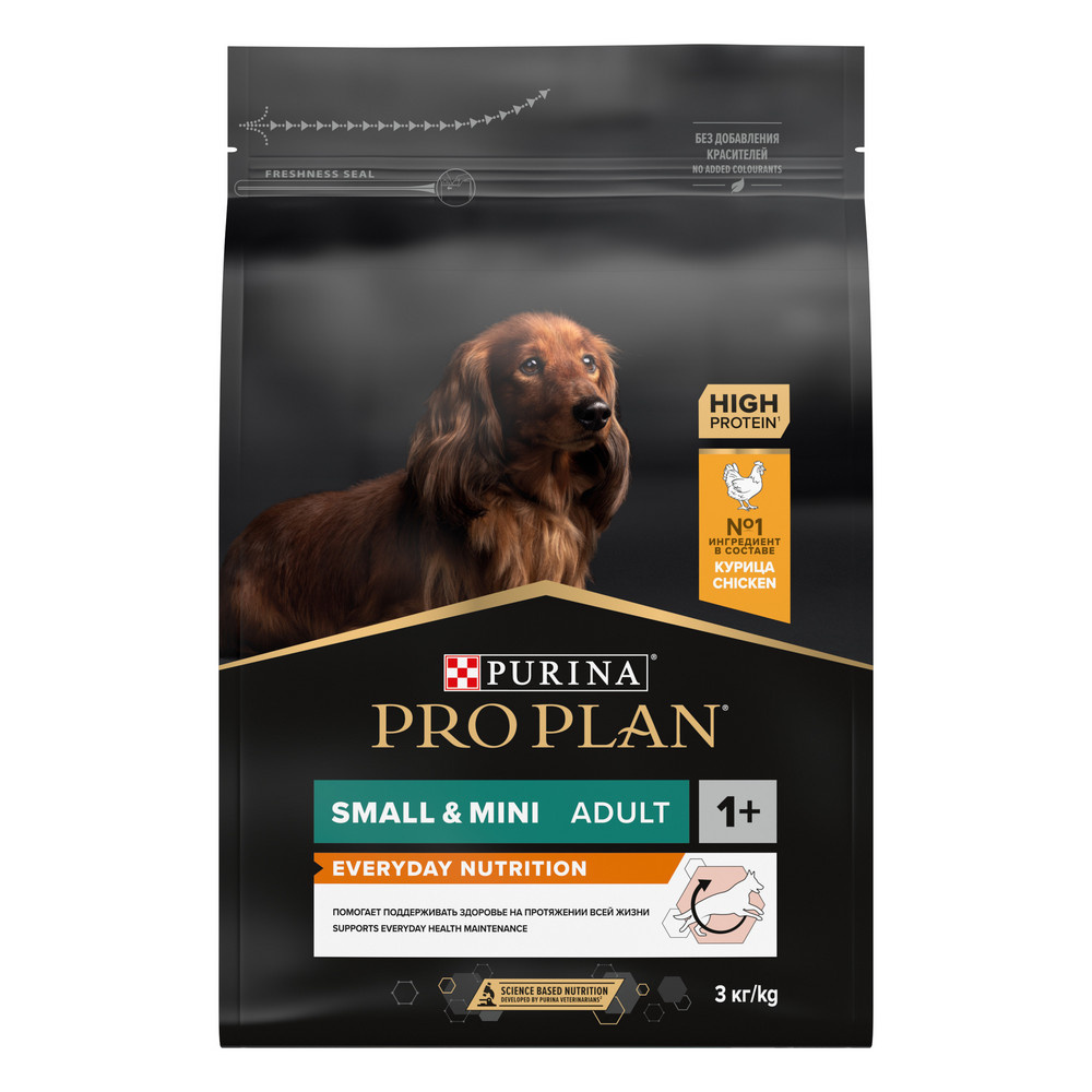 Корм Purina Pro Plan для взрослых собак мелких и карликовых пород, с высоким содержанием курицы (700 г)
