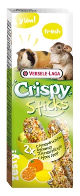 Палочки для морских свинок и шиншилл Crispy с цитрусовыми Versele-Laga Палочки для морских свинок и шиншилл Crispy с цитрусовыми Versele-Laga