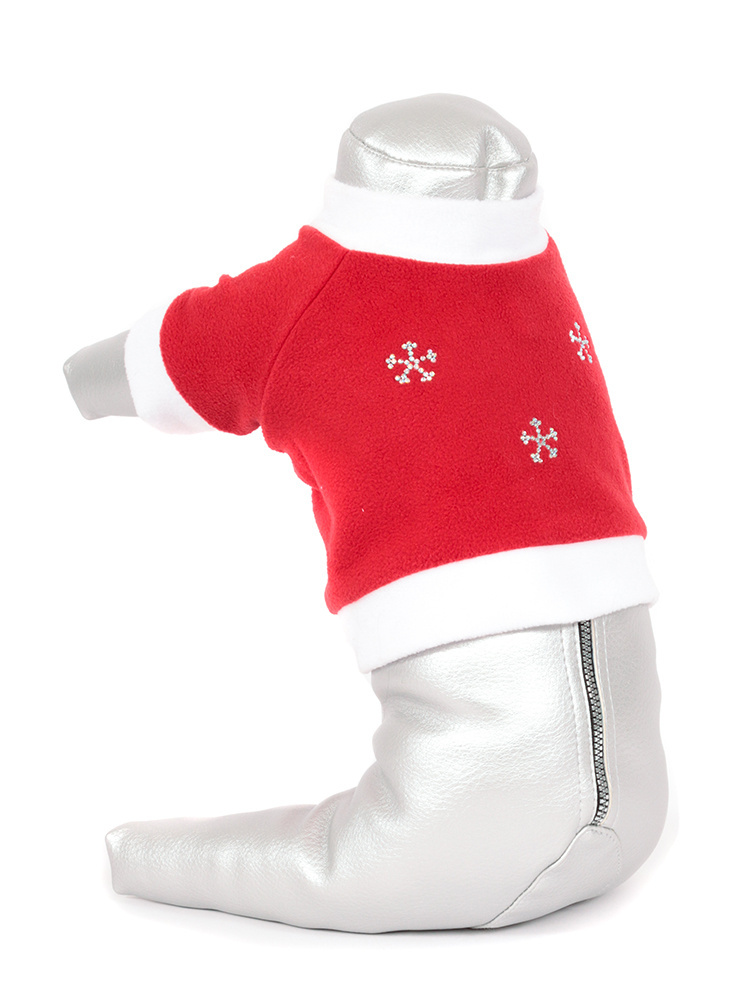 Yoriki Yoriki пуловер Дед Мороз унисекс, красный (№4) колпак для собак yoriki дед мороз красный размер универсальный