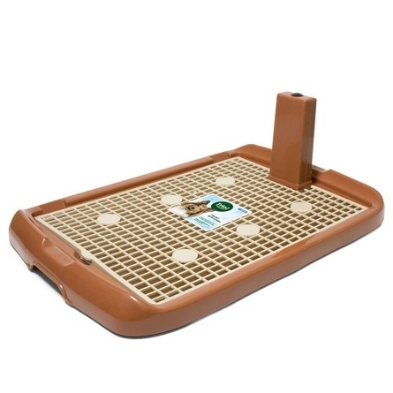 Triol Triol туалет для собак со столбиком, коричневый (700*470*40 мм)