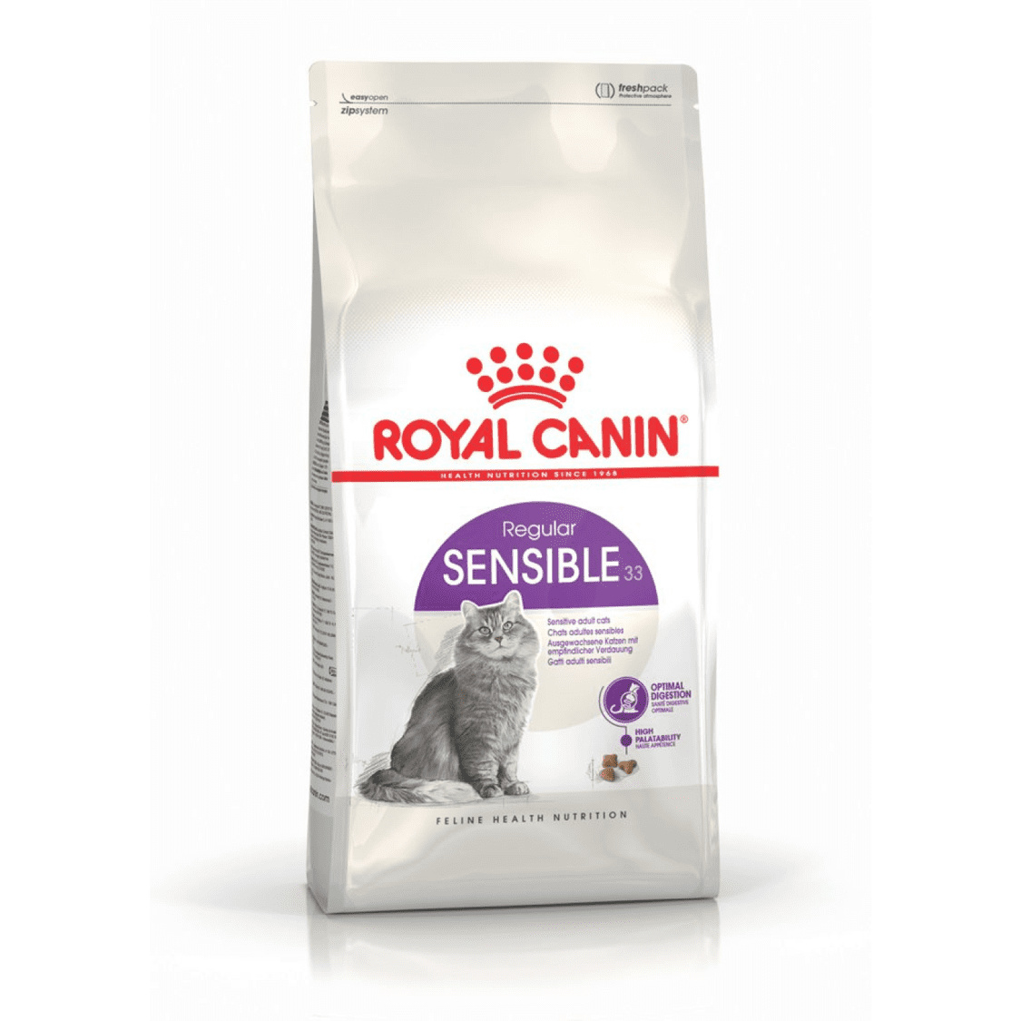 цена Royal Canin Корм Royal Canin корм для кошек с чувствительным пищеварением (1-7 лет) (15 кг)