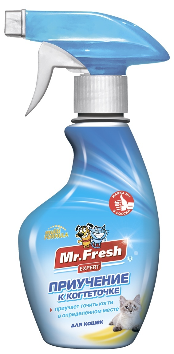 цена Mr.Fresh Mr.Fresh спрей Приучение к когтеточке для кошек (210 г)
