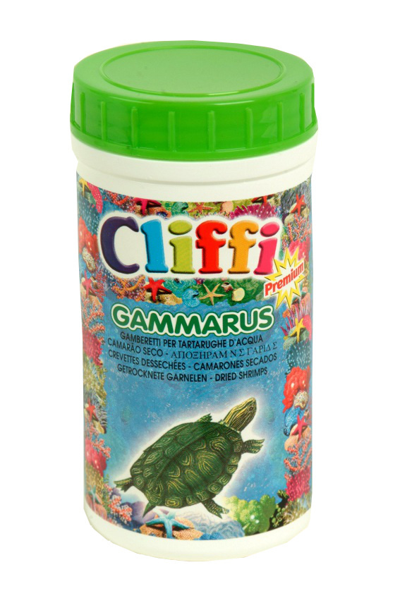gammarus amphipod orange 12 Cliffi (Италия) Cliffi (Италия) для черепах, средние сушеные креветки, 100 мл (110 г)