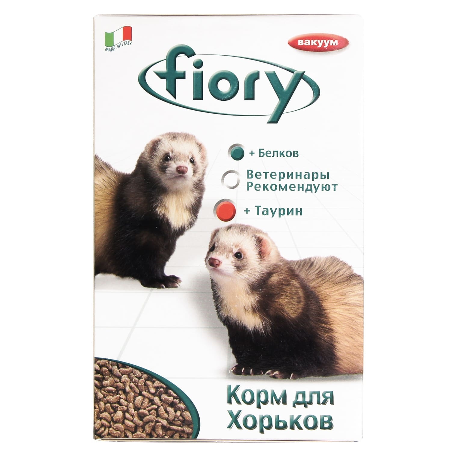 Fiory Fiory корм для хорьков (650 г) витамины антиоксиданты минералы atechnutrition premium витамин д3 2000