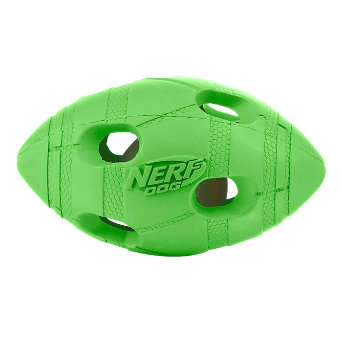 Nerf Nerf светящийся мяч для регби, 10 см (10 см) игрушка для собак nerf мяч для регби светящийся 13 5 см