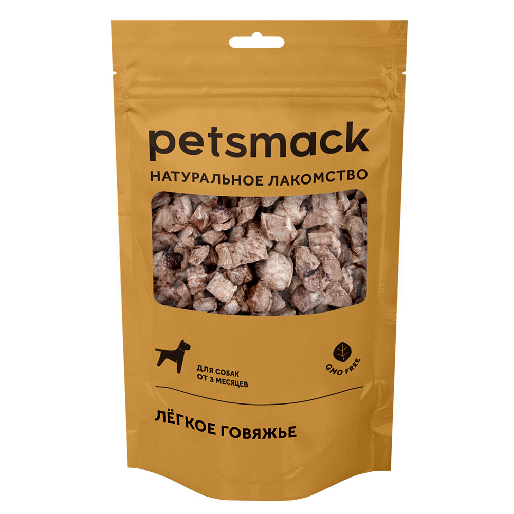 цена Petsmack лакомства Petsmack лакомства легкое говяжье (30 г)