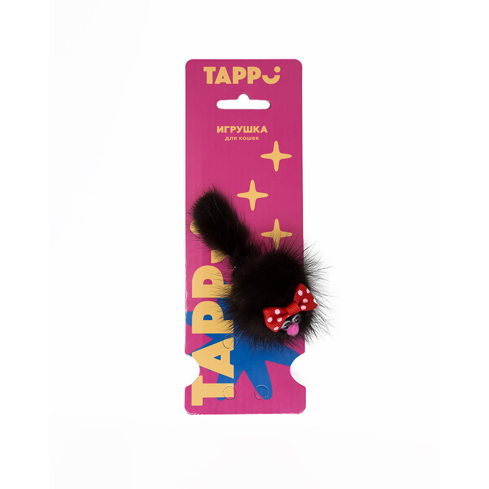 Tappi Tappi игрушка для кошек Зверек из натурального меха норки (14 г) tappi tappi игрушка для кошек мышка из натурального меха норки черная 14 г