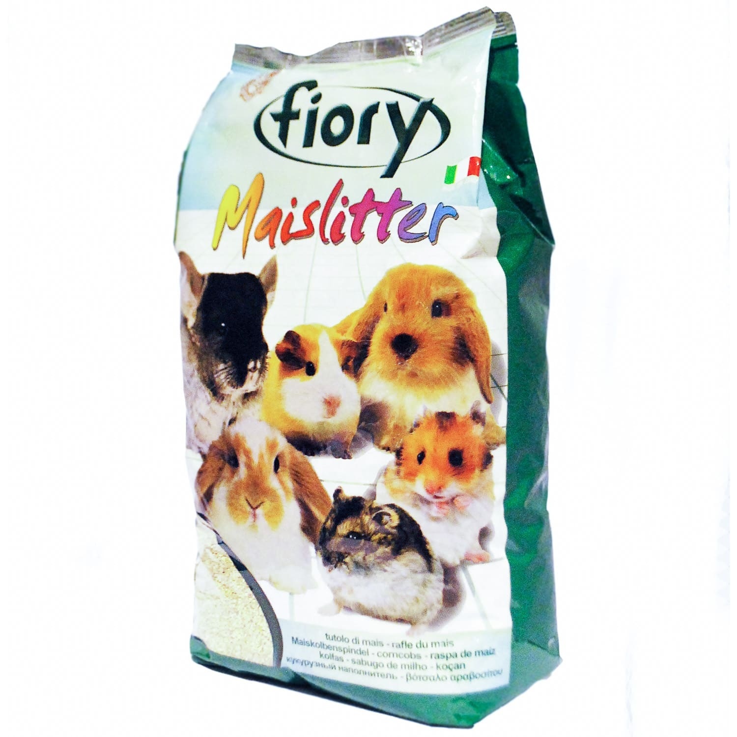 Fiory Fiory наполнитель кукурузный для грызунов (2,5 кг) fiory woody опилки для грызунов 14 л