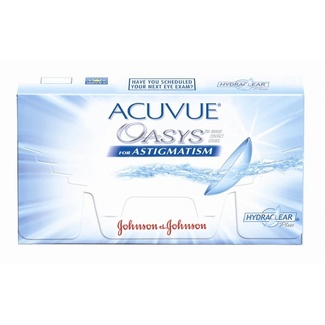 Линзы на 14 дней Acuvue Oasys Astigmatism, 6шт. (опт.сила -0,75, R=8,6, D=14,5, Cyl=-1.25, AX=80) Линзы на 14 дней Acuvue Oasys Astigmatism, 6шт. (опт.сила -0,75, R=8,6, D=14,5, Cyl=-1.25, AX=80) 07760 Johnson&Johnson