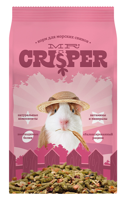 MR.Crisper MR.Crisper корм для морских свинок (400 г) mr crisper mr crisper веточки фруктовых деревьев 10 шт 50 г