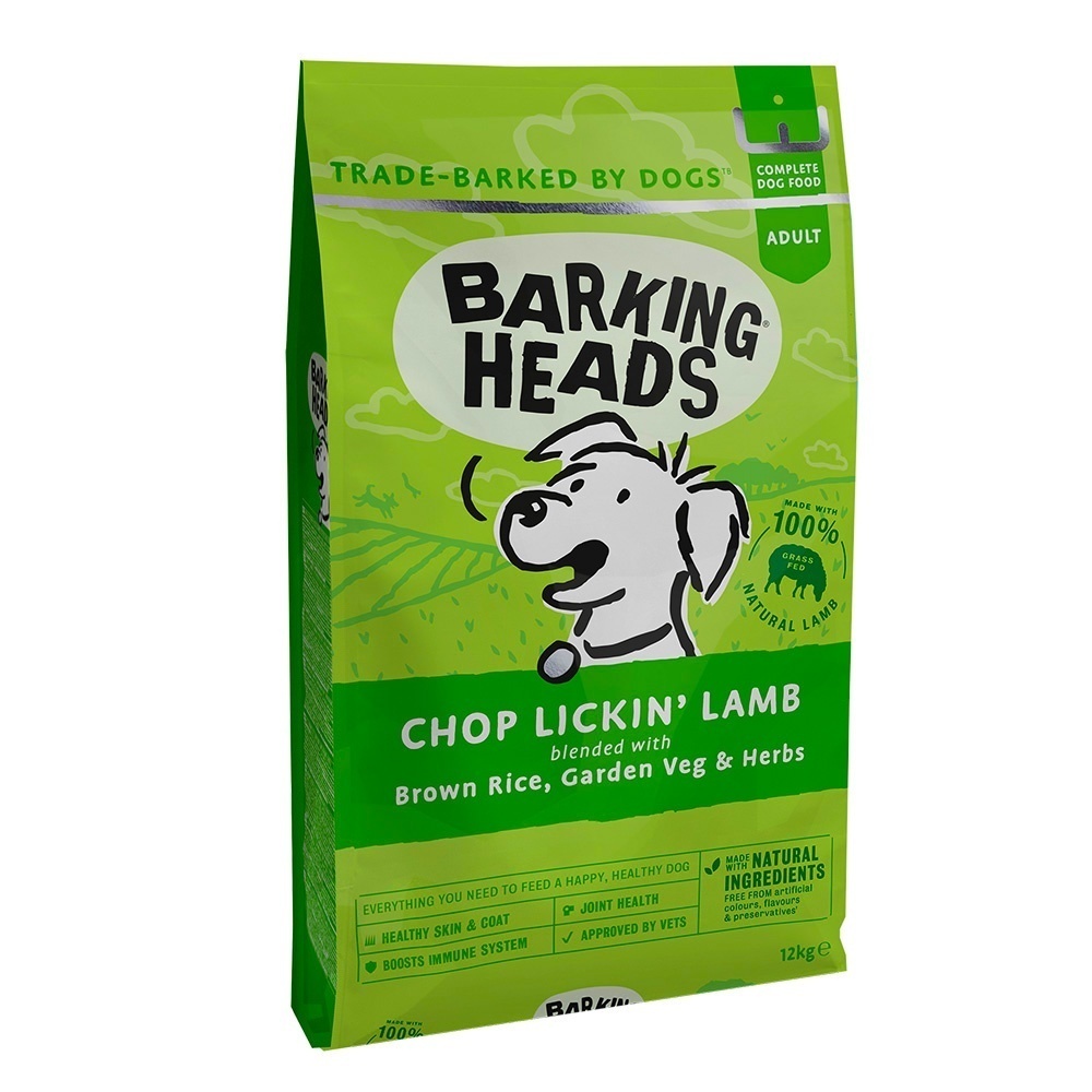 Корм Barking Heads для собак с ягненком и рисом "Мечты о ягненке" (18 кг)