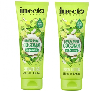 Набор №4 Гель для душа + Лосьон для тела Infusions Lime and Mint Coconut Набор №4 Гель для душа + Лосьон для тела Infusions Lime and Mint Coconut 64286 Inecto