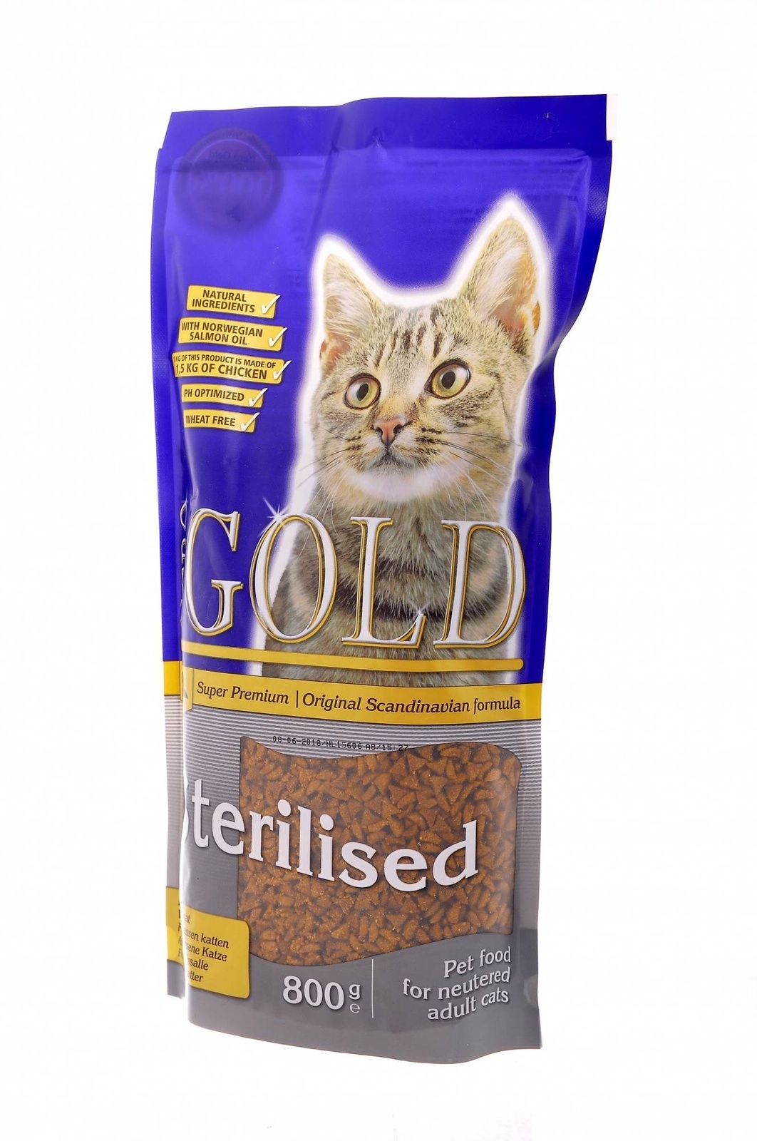 Корм NERO GOLD super premium для профилактики мочекаменной болезни у стерилизованных кошек (2,5 кг)