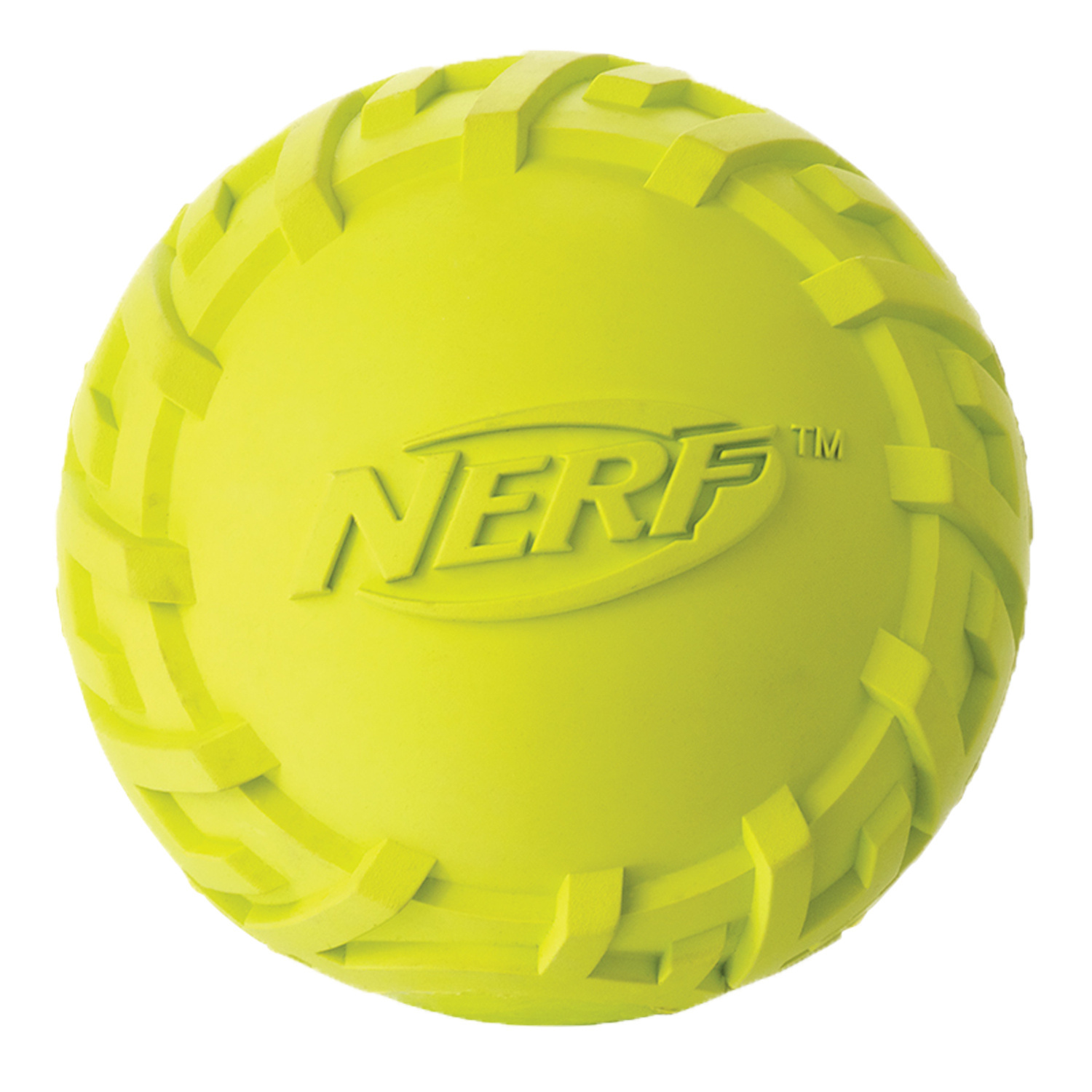 Nerf Nerf мяч резиновый пищащий, 6 см (серия Шина), набор (синий/зелёный) (146 г) игрушка для собак nerf мяч для регби пищащий 17 5см