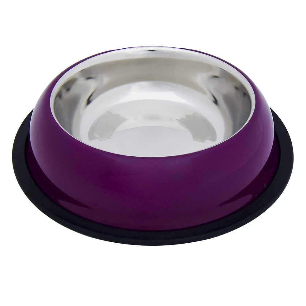 цена Tappi миски Tappi миски миска с нескользящим покрытием, Кута фиолетовая (1 г)