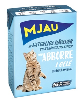 Мясные кусочки в желе с окунем MJAU Мясные кусочки в желе с окунем MJAU