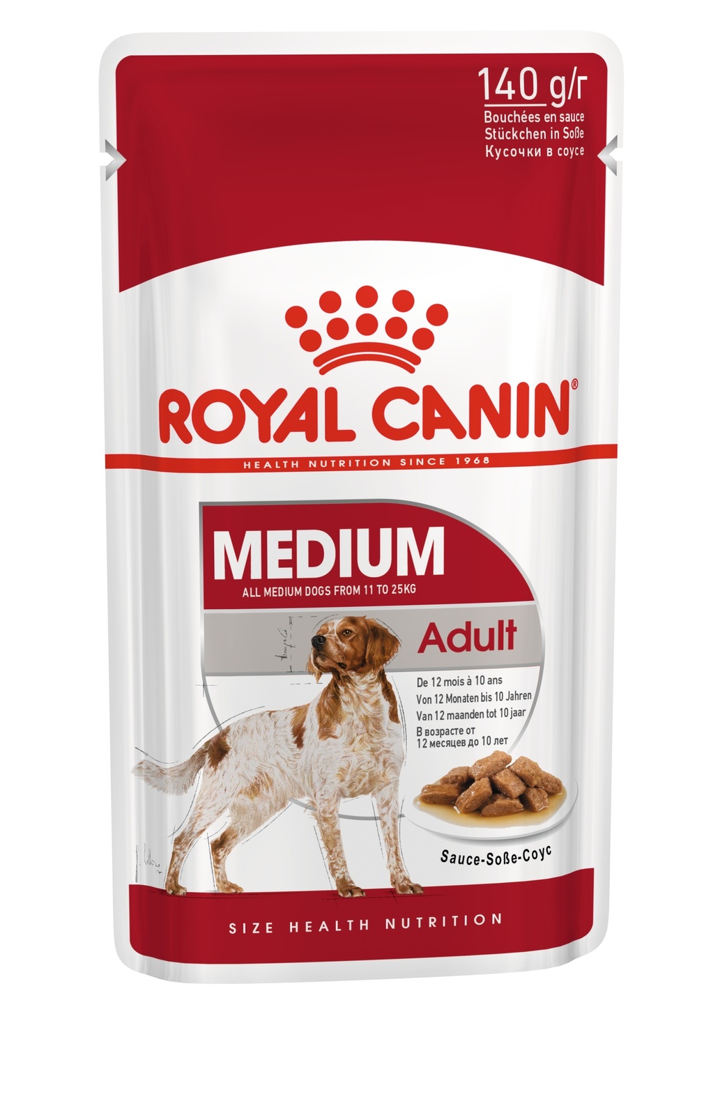 Royal Canin кусочки в соусе для собак средних пород (140 г)