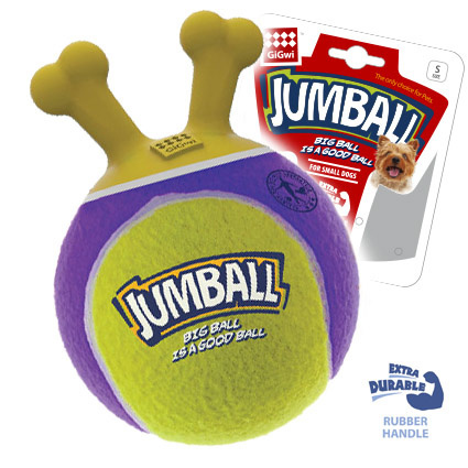 GiGwi GiGwi игрушка джамболл, желтый, теннисная резина,18 см (325 г) фото