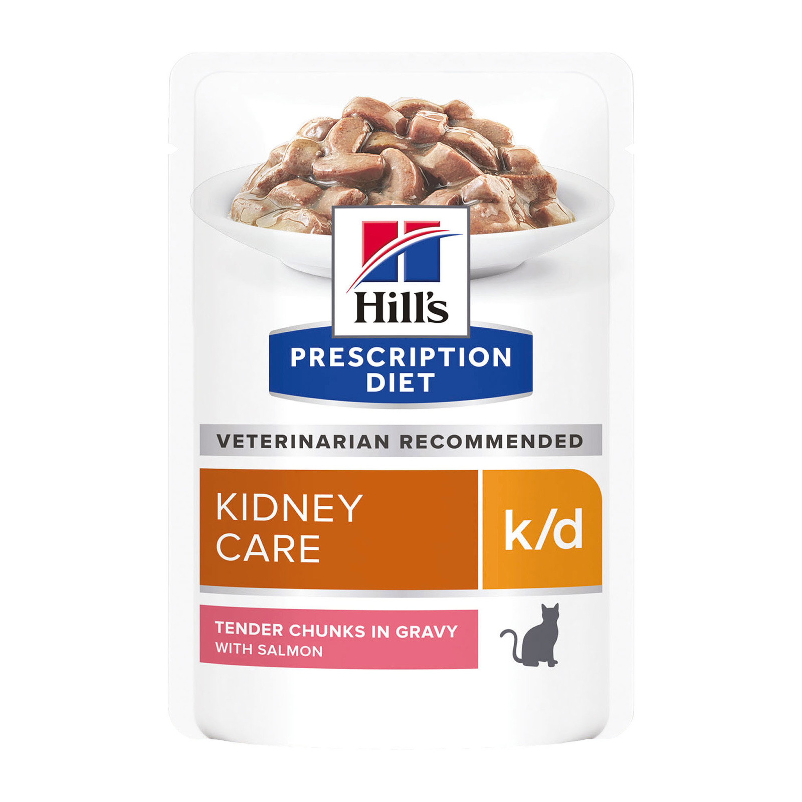 Hill's вет.консервы Hill's вет.консервы prescription Diet k/d Kidney Care влажный диетический корм для кошек при хронической болезни почек, с лососем (85 г) 22843