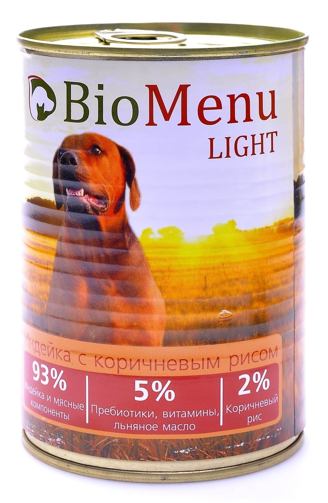 BioMenu BioMenu консервы для собак низкокалорийные с индейкой и коричневым рисом (100 г) biomenu biomenu гипоаллергенные консервы для собак индейка и кролик 100 г