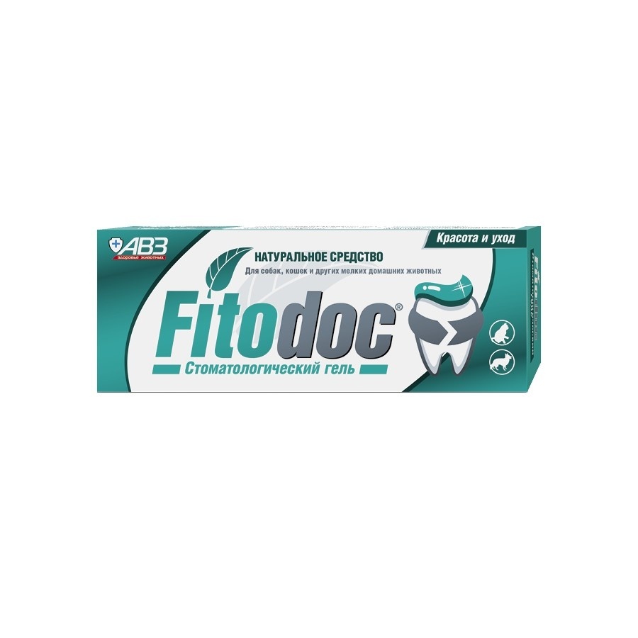 Агроветзащита Агроветзащита fITODOC стоматологический гель (75 г) агроветзащита агроветзащита fitodoc ошейник репеллентный био для собак средних пород 50 см 38 г