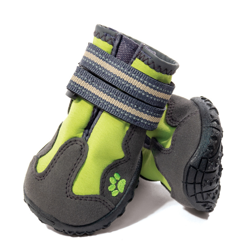 Triol (одежда) Triol (одежда) ботинки для собак, зеленые с серым (S) triol одежда triol одежда ботинки для собак синие s