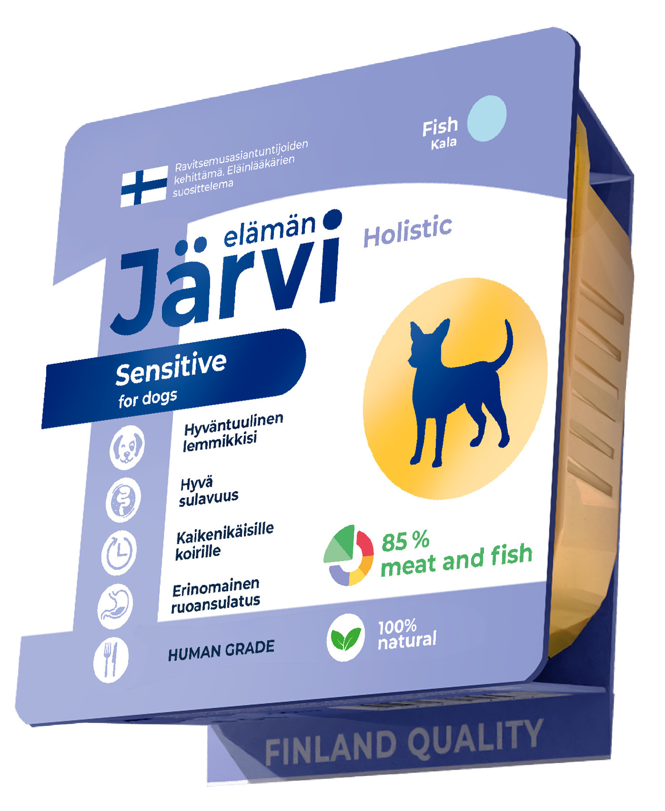 Jarvi Jarvi паштет с рыбой для собак всех пород с чувствительным пищеварением (100 г) комплект садовой мебели timberica скамья ярви 2 кресла ярви стол ярви
