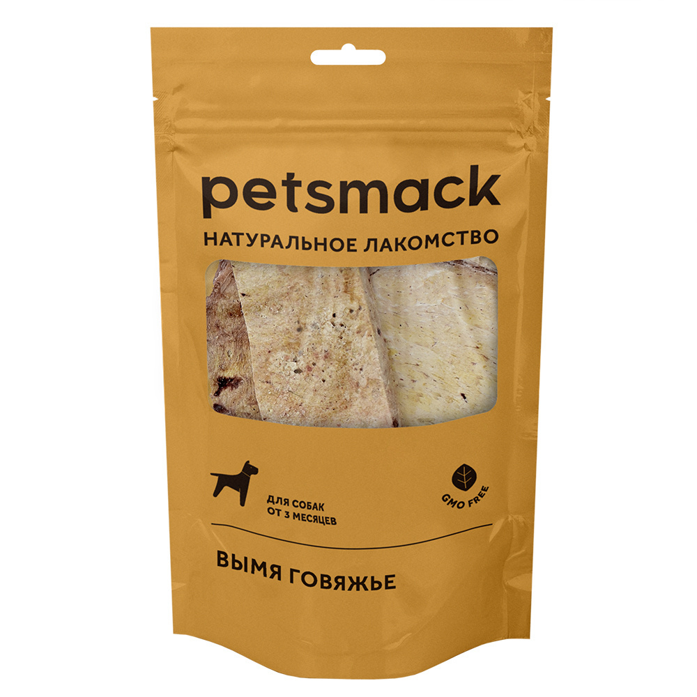 цена Petsmack лакомства Petsmack лакомства вымя говяжье (60 г)