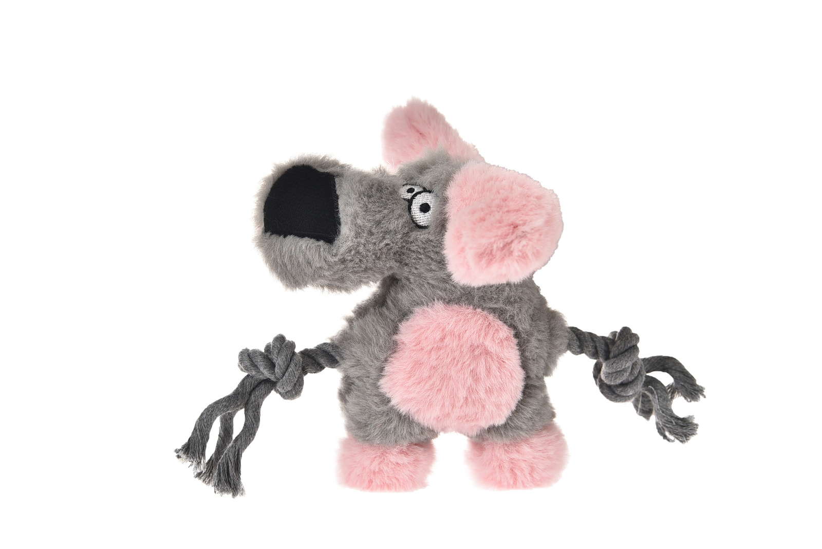 Homepet Homepet игрушка для собак: Собачка с канатами с пищалкой 22×16см (60 г) цена и фото