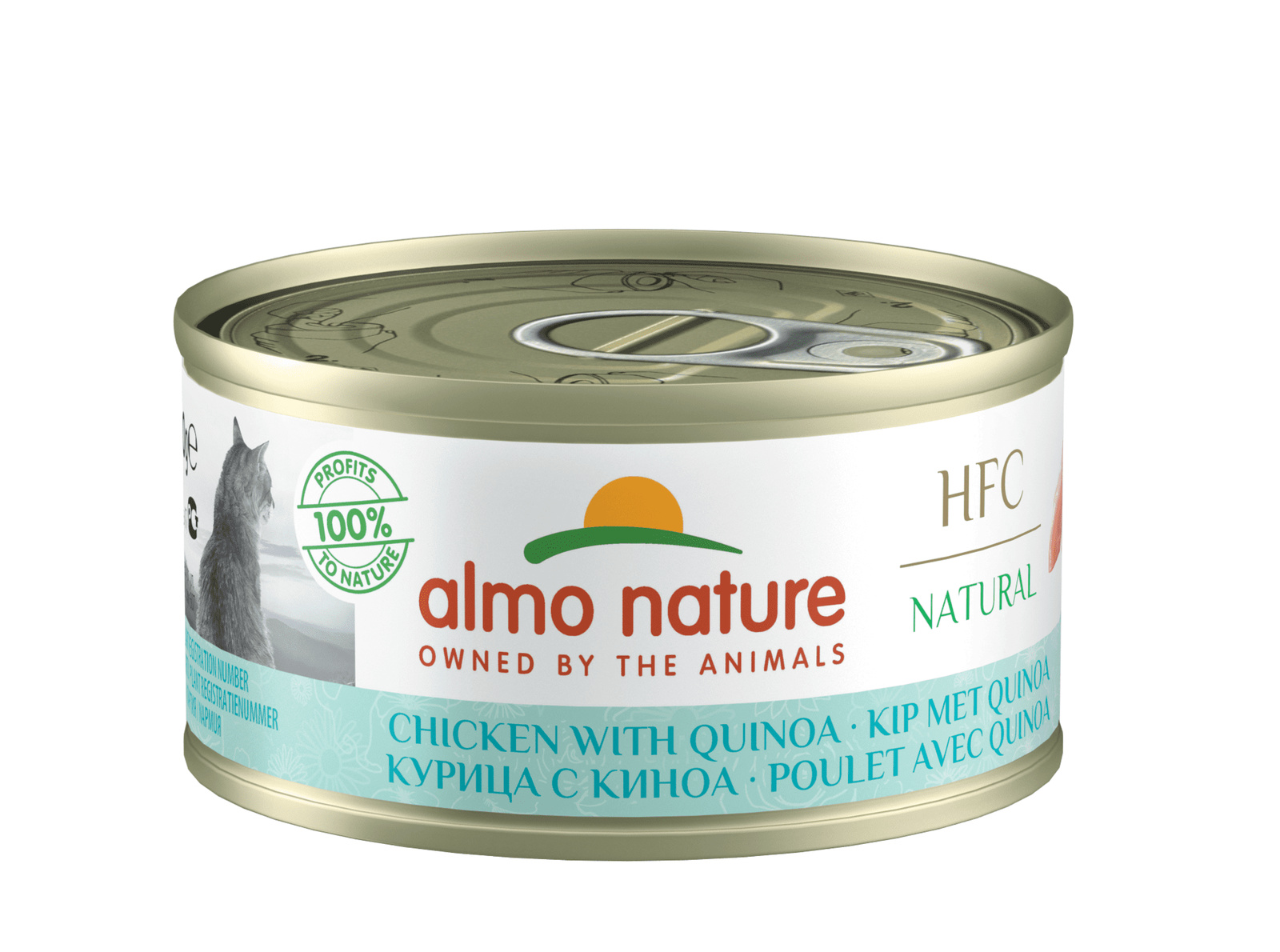 Almo Nature консервы низкокалорийные для кошек, с курицей и киноа (1,68 кг)