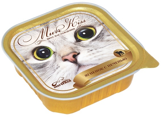 Зоогурман Зоогурман консервы для кошек МуррКисс ягненок с печенью (100 г)