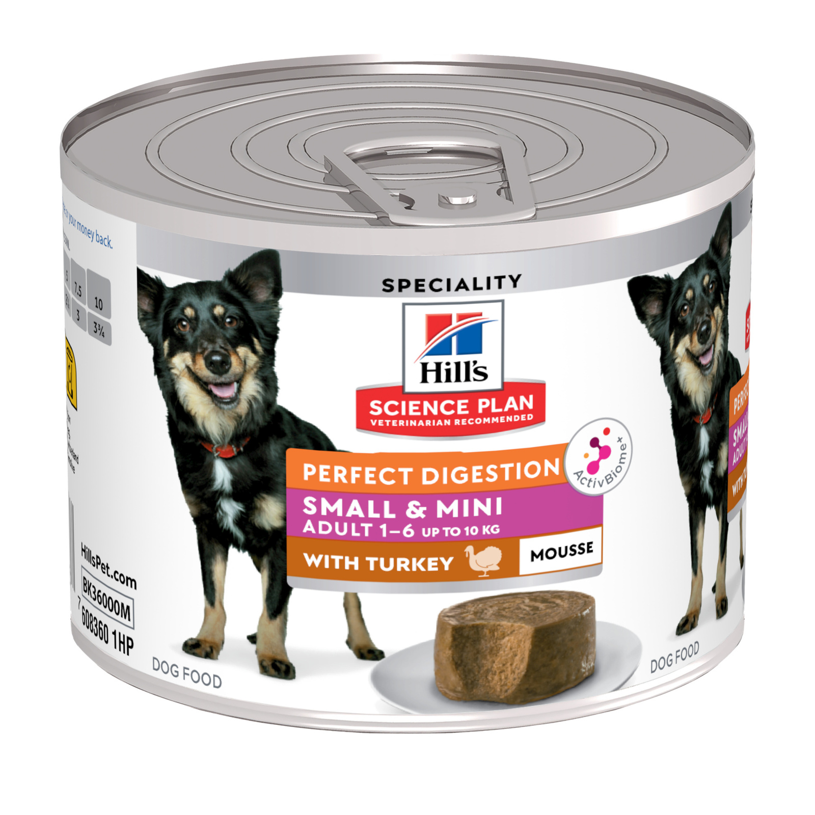 Hill's консервы Hill's консервы консервы для взрослых малых собак мусс с индейкой Идеальное Пищеварение (1 шт)
