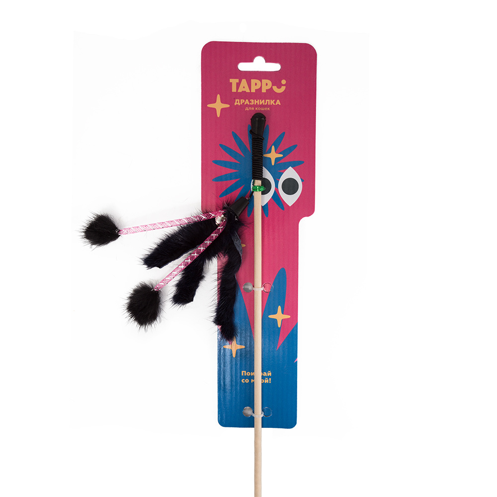 цена Tappi Tappi дразнилка для кошек из натурального меха норки Трубочки (22 г)