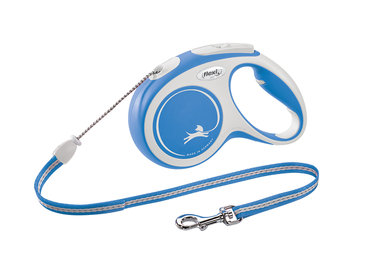 Flexi Flexi рулетка-трос для собак, синяя (8кг 3м) flexi flexi рулетка трос для собак голубая 8кг 3м