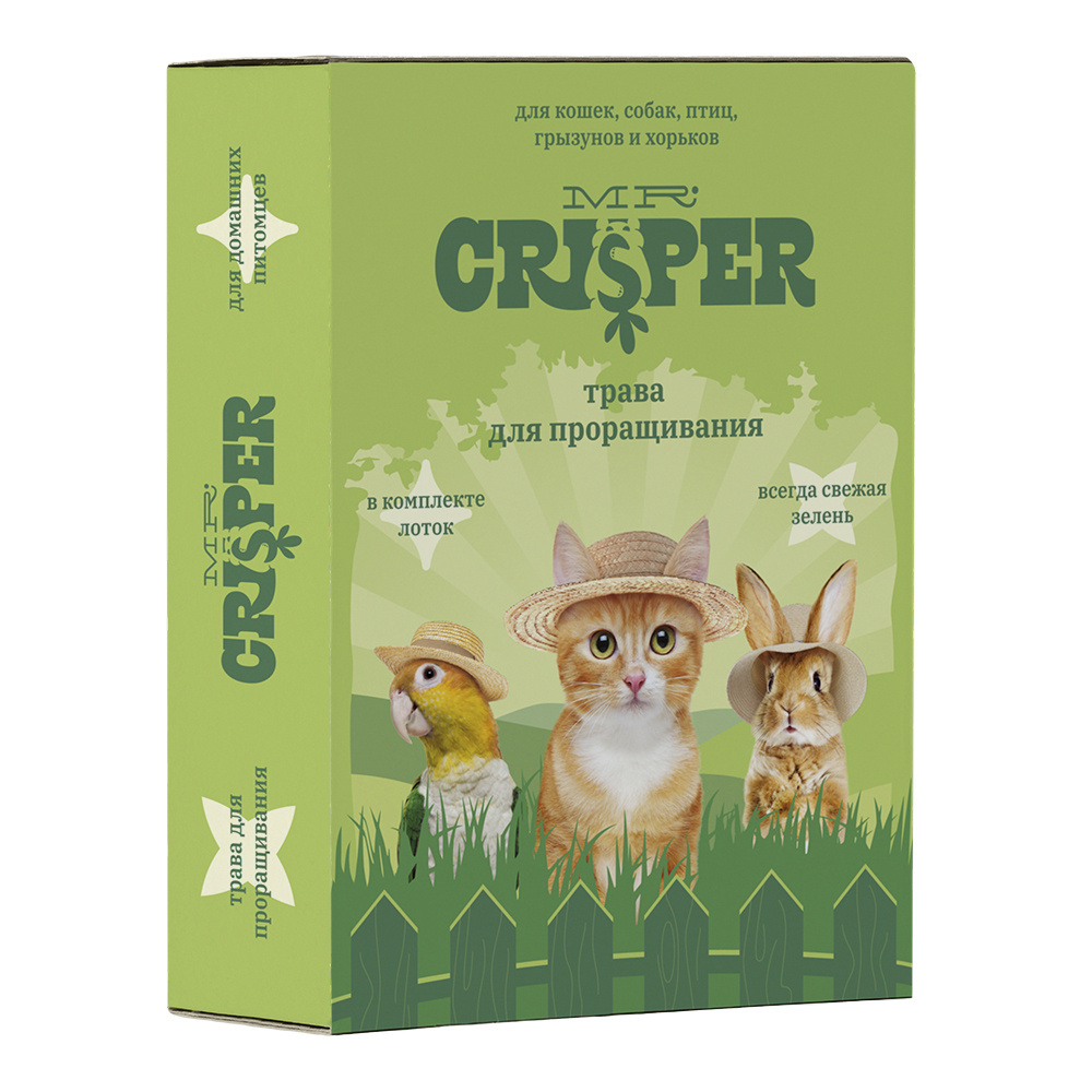 MR.Crisper MR.Crisper трава для проращивания (120 г) mr crisper mr crisper корм для дегу 900 г