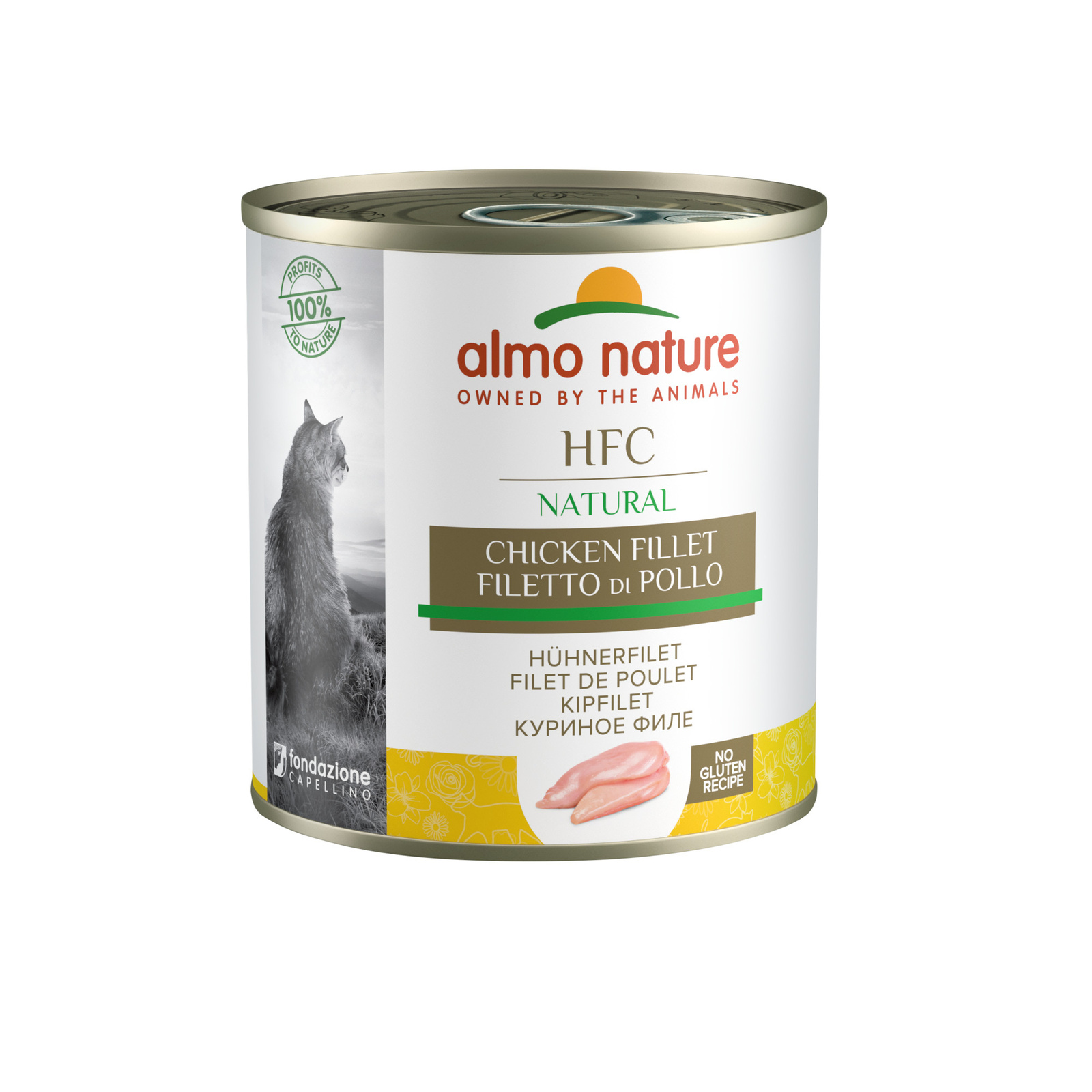 Almo Nature консервы Almo Nature консервы для кошек с куриным филе, 50% мяса (280 г)