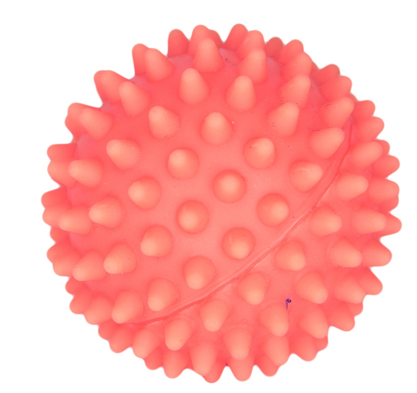 Зооник Зооник игрушка для собак Мяч массажный винил, розовый (40 г) мяч для упражнений массажный диаметр 10 см 1 шт