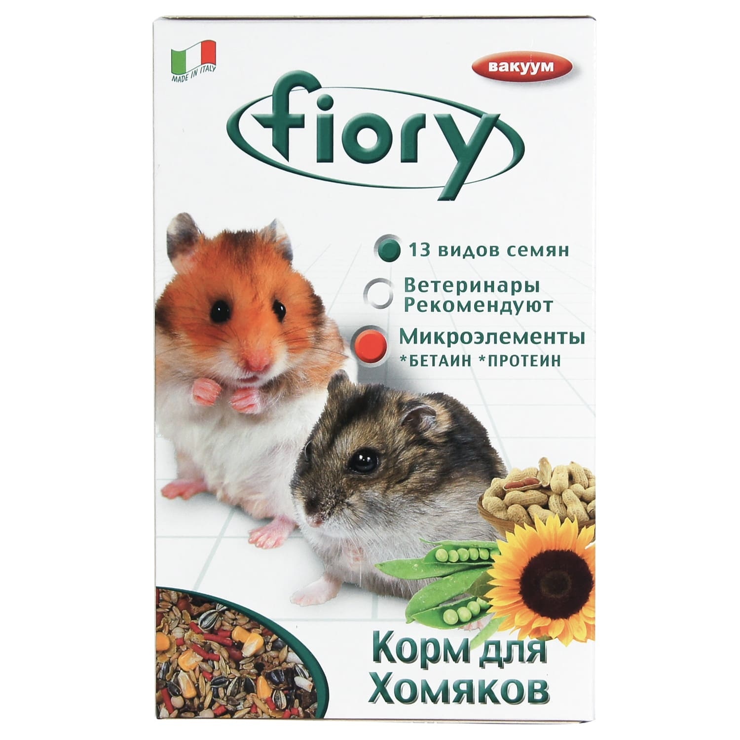 цена Fiory Fiory корм для хомяков Criceti (443 г)