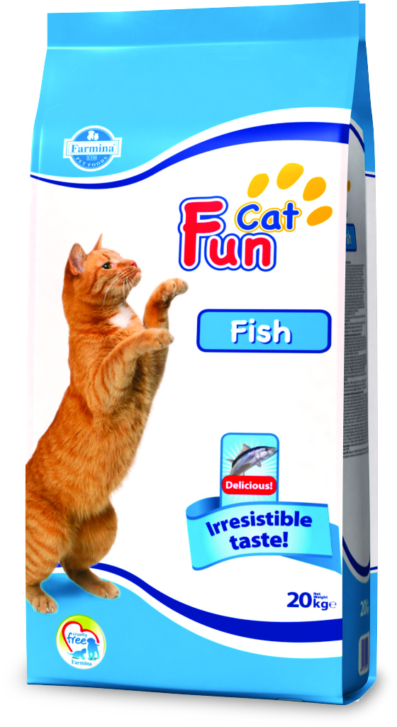 Корм FARMINA для взрослых кошек, со вкусом рыбы (20 кг)