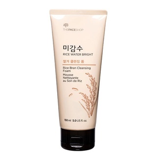 Пенка для умывания с рисовой водой и отрубями Rice Water Bright Rice Bran Foaming Cleanser Пенка для умывания с рисовой водой и отрубями Rice Water Bright Rice Bran Foaming Cleanser 206125 The FaceShop