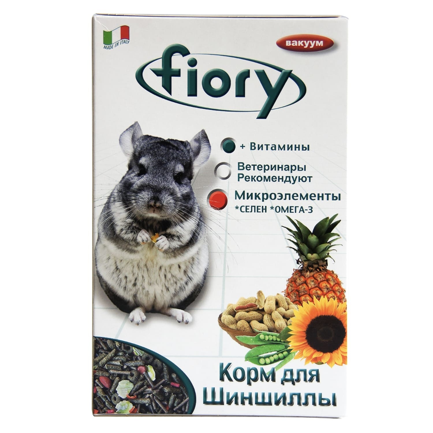 Fiory Fiory корм для шиншилл (800 г) корм для дегу fiory deggy 800 г