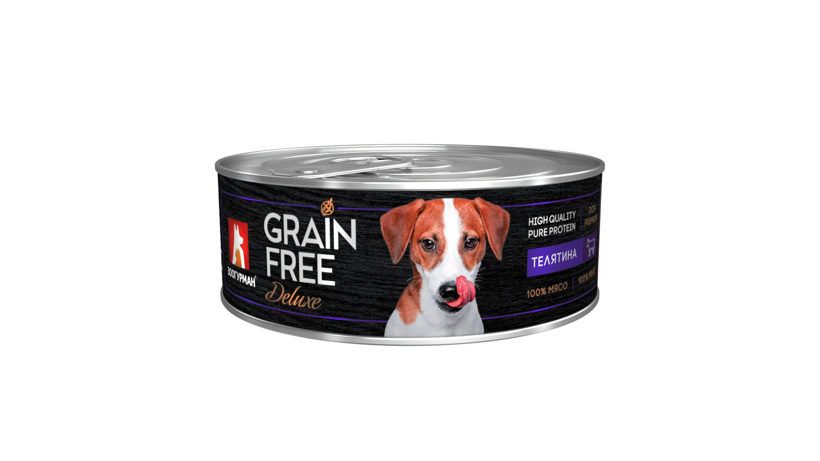 Зоогурман Зоогурман консервы для собак GRAIN FREE со вкусом телятины (350 г)
