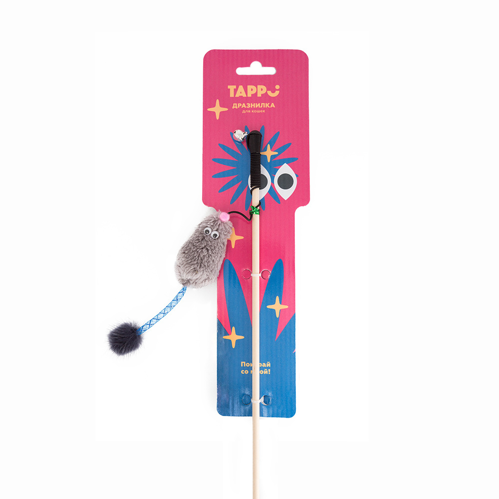 Tappi Tappi дразнилка для кошек Мышка с кошачьей мятой (25 г) цена и фото