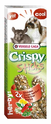 Палочки для кроликов и шиншилл Crispy с травами Versele-Laga Палочки для кроликов и шиншилл Crispy с травами Versele-Laga