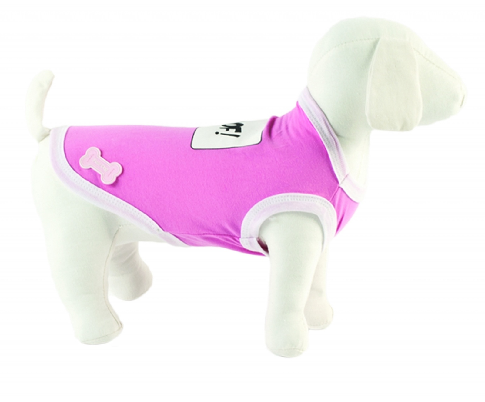 Ferribiella одежда Ferribiella одежда футболка Woof! (розовый) (35 см)