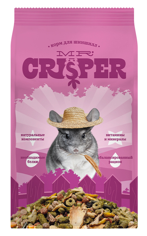 MR.Crisper MR.Crisper корм для шиншилл (900 г) mr crisper mr crisper корм для дегу 900 г