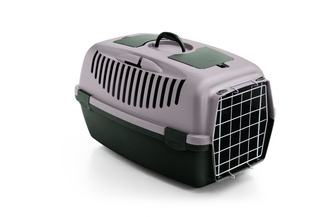 Переноска Gulliver 3, до 10-12 кг, пудровая, с металлической дверцей, 61х40х38 см Переноска Gulliver 3, до 10-12 кг, пудровая, с металлической дверцей, 61х40х38 см